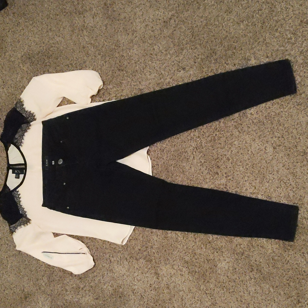 STS Blue - Black Skinny Jeans